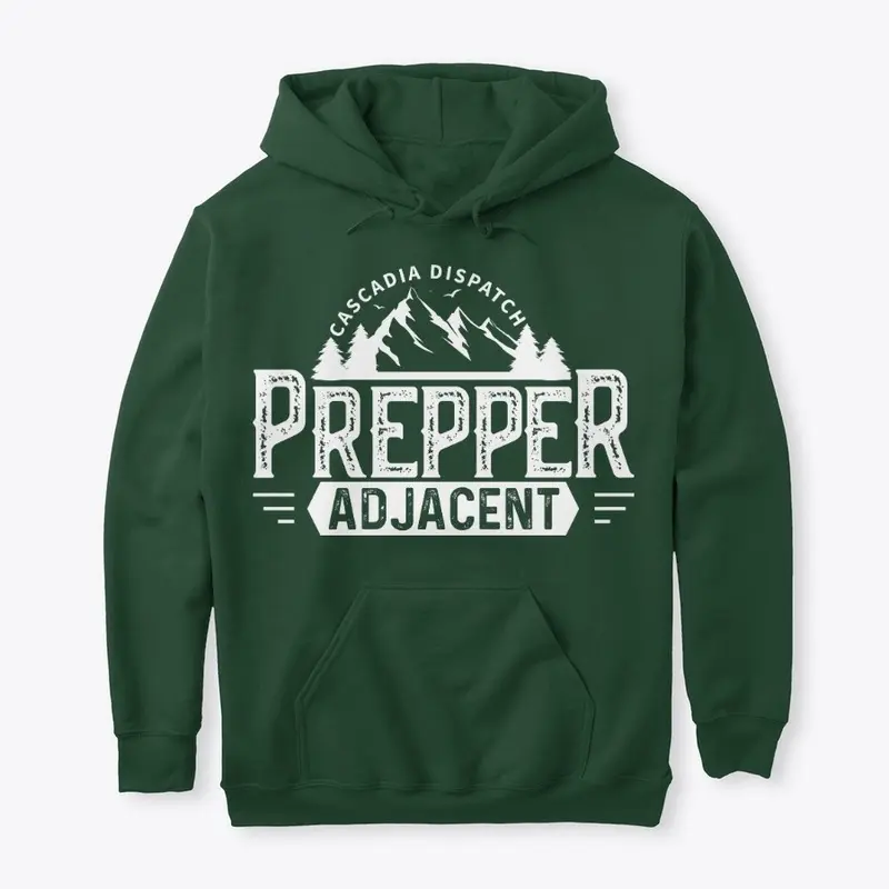 Prepper Adjacent - White Ink