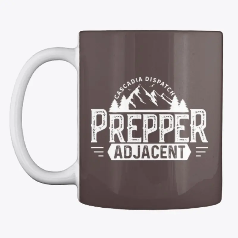 Prepper Adjacent - White Ink